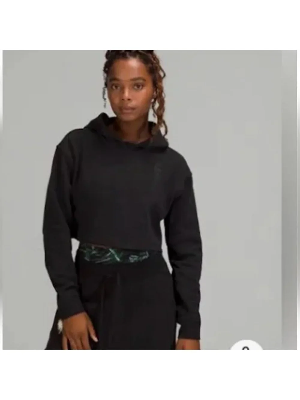 Lululemon Team Canada All your cropped hoodie COC logo